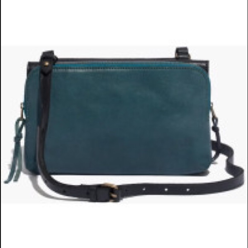 Madewell Twin Pouch Crossbody Two Tone